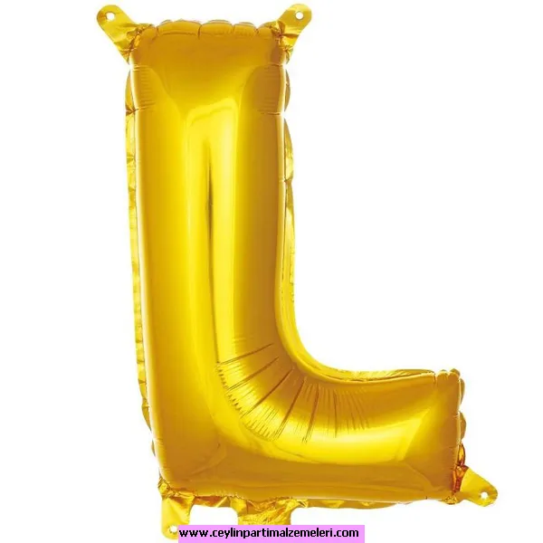 L Gold Folyo Balon